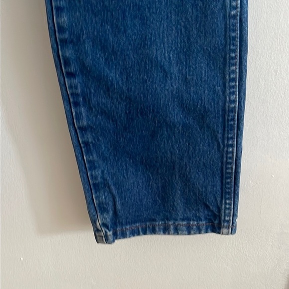 Wrangler Blue Relaxed Fit Jeans with Gold Stitching - Picture 6 of 9